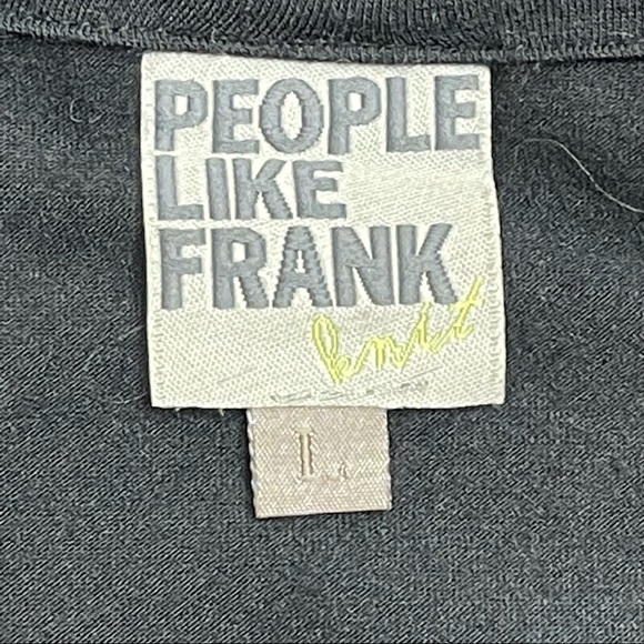 People Like Frank Black Knit Babydoll Mini Dress Size Large - Picture 5 of 7